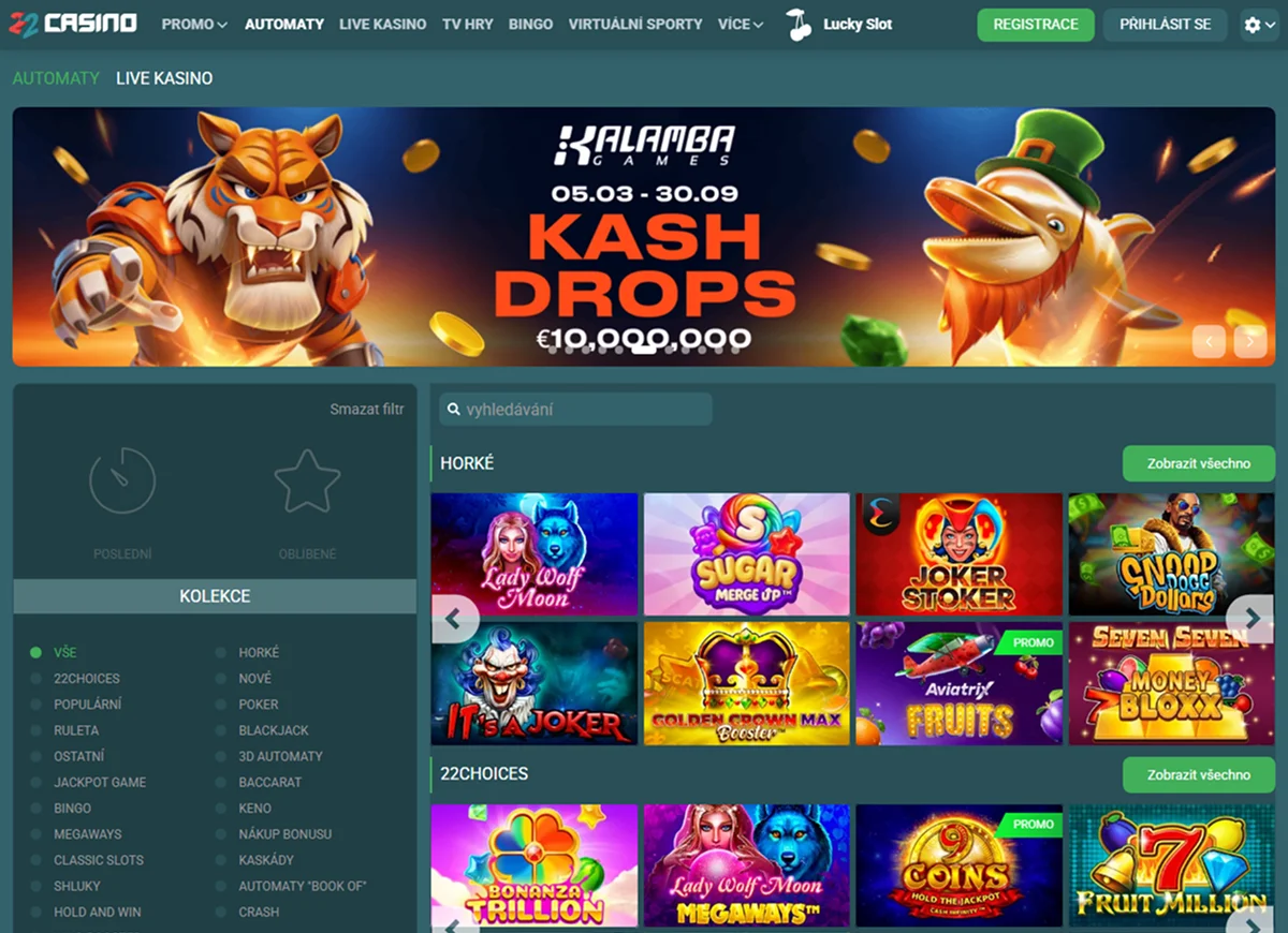 22Casino Bonusová Platforma
